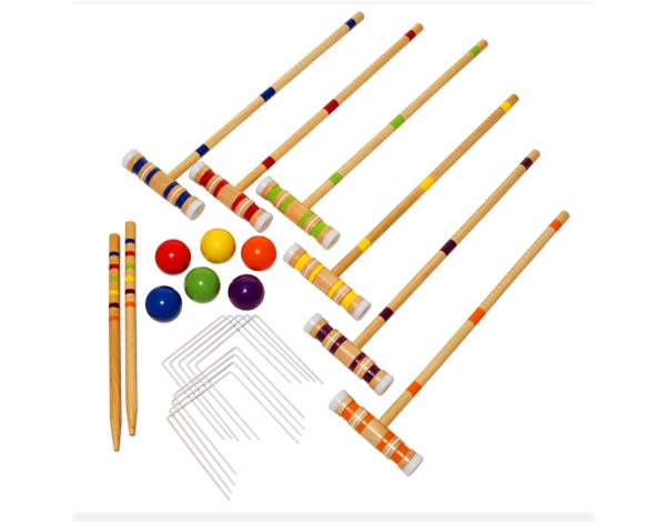 6 Player Croquet Game Set for sale
