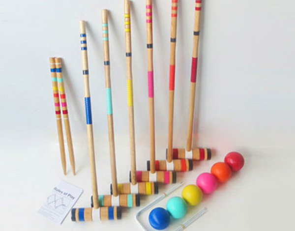 Indoors & Outdoor Portable Croquet Set Good Quality