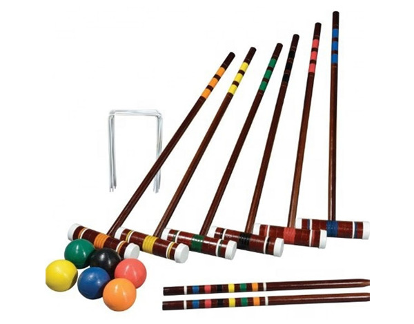 Wood Full Size Croquet Set for Sale