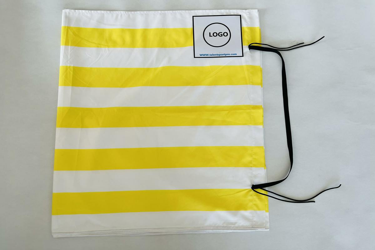 Yellow and White Strip 15ft/17ft/20ft/25ft or OEM Length&color Beach Privacy Screen